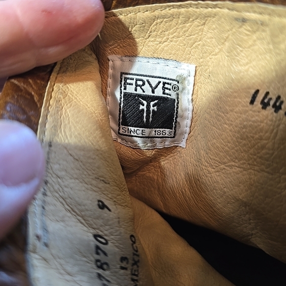 Frye Mens Phillip Leather Harness Boots Back Zip Size 9D main image 12